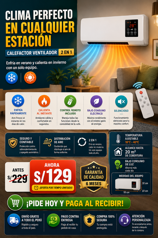 calefactor 2 en 1
